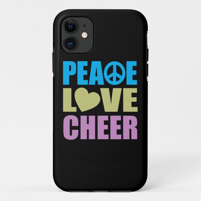 Coques Case-Mate iPhone Acclamation d'amour de paix (Dos)
