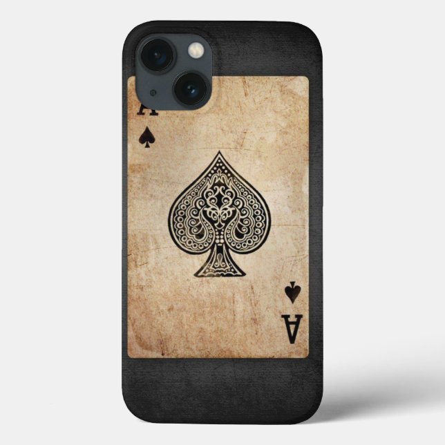 Coques Case-Mate iPhone Ace of spades (Verso)