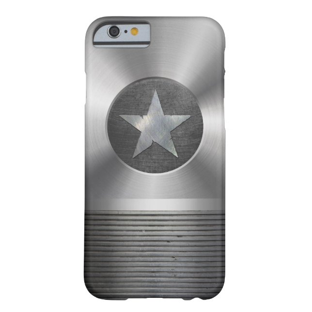 Coques Case-Mate iPhone Acier et métal Superhero Star Shield (Dos)