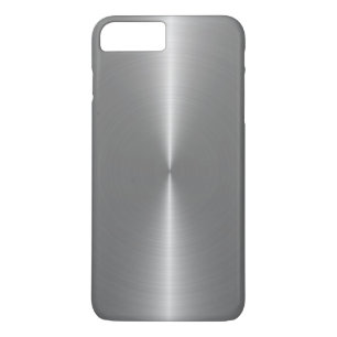 Etui iPhone Case-Mate Acier inoxydable métallique gris-argent