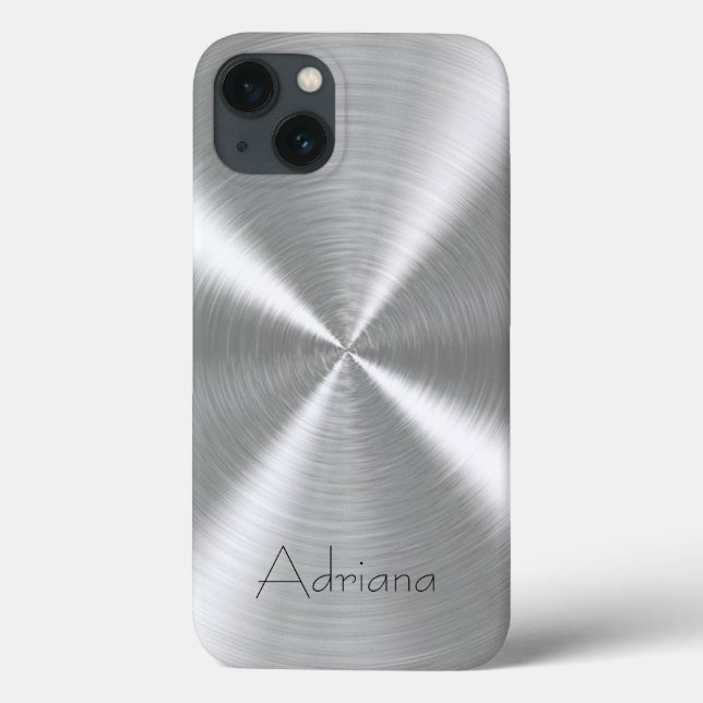 Coques Case-Mate iPhone Acier inoxydable platine métallique (Verso)