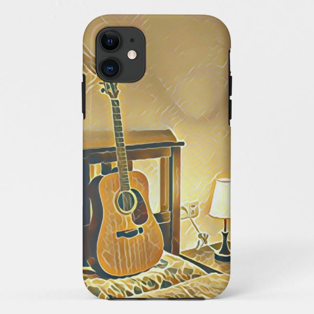 Coques Case-Mate iPhone Acoustic guitar player gift (Dos)