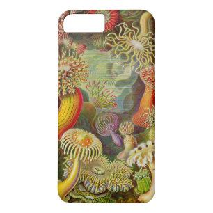 Coque iPhone 8 Plus/7 Plus Actinae Ocean Life d'Ernst Haeckel