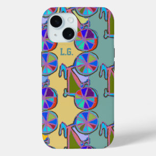 Coque Pour iPhone 15 add name bikes colorfupatent