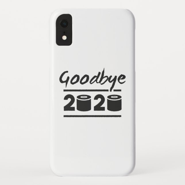 Coques Case-Mate iPhone Adieu papier toilette 2020 - c’est fini (Dos)