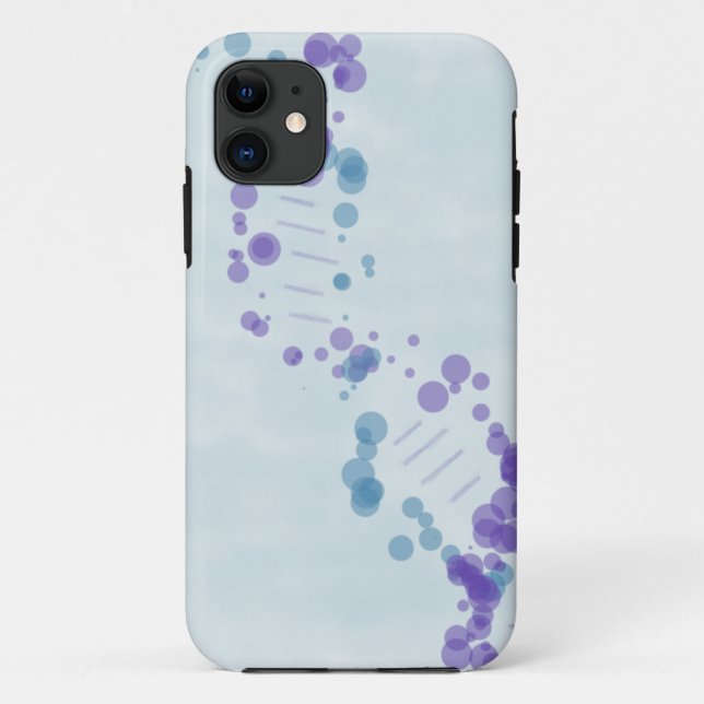 Coques Case-Mate iPhone ADN bleue (Dos)