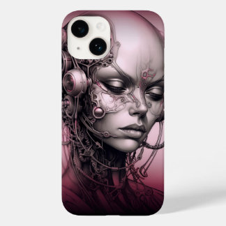 Coque Pour iPhone 14 Ado Cool Cyborg Girl
