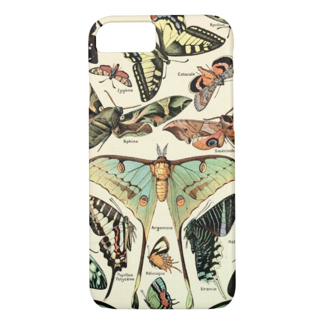 Coques Case-Mate iPhone Adolphe Millot papillons pour tous (Dos)