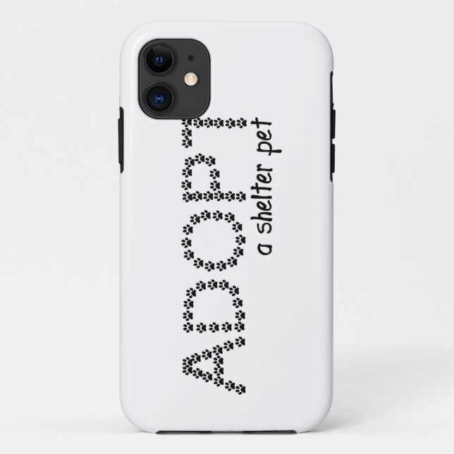 Coques Case-Mate iPhone Adoptez les pattes d'un animal familier d'abri (Dos)