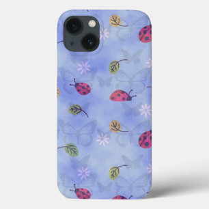 Etui iPhone 13 adorable Ladybugs