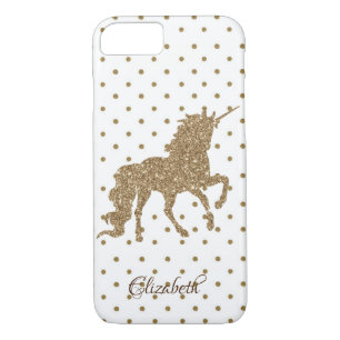 Case-Mate iPhone Case Adorable Parties scintillant or Unicorne, Pois