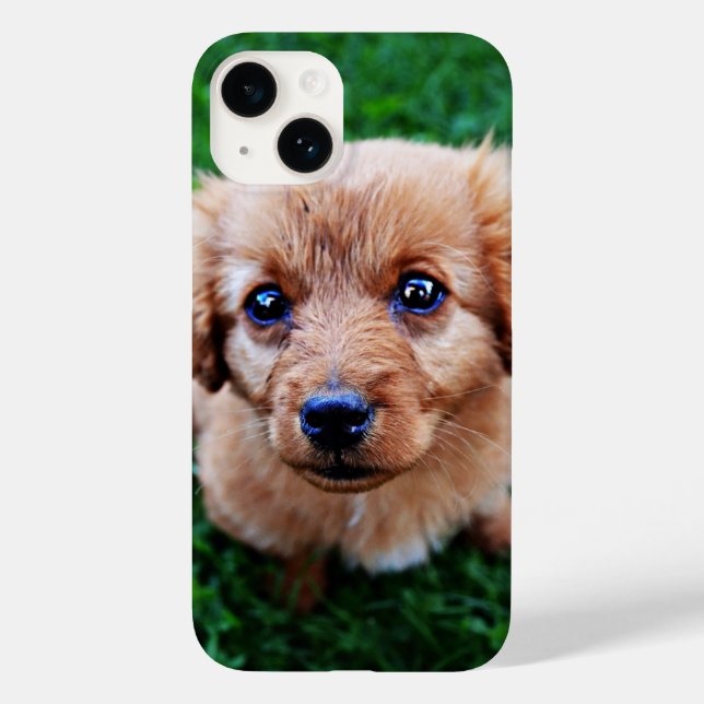 Coques Case-Mate iPhone Adorable Puppy Cute Photo  (Verso)