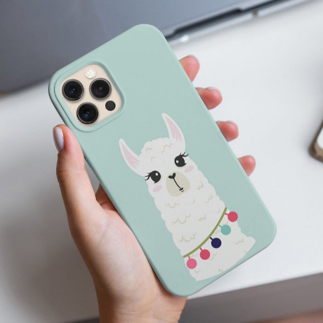 Coques Case-Mate iPhone Adorable visage Alpaca (Créateur téléchargé)