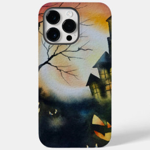 Coque Pour Pour iPhone 14 Pro Max Adorables Halloween scène hantée