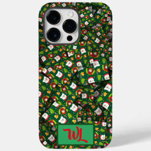 Coque Pour Pour iPhone 14 Pro Max Adorables Noël [3D] Ours Sweaters Et Arbres