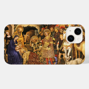 Coque Pour iPhone 14 ADORATION DE MAGI Gentile Da Fabriano, Noël