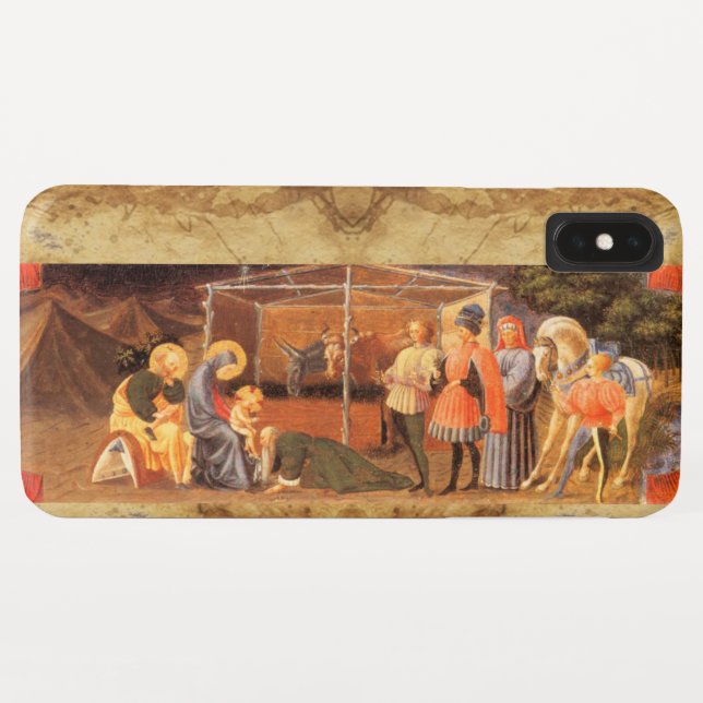 COQUES Case-Mate iPhone ADORATION DU PARCHEMENT DE LA NATIVITÉ MAGI (Dos (Horizontal))