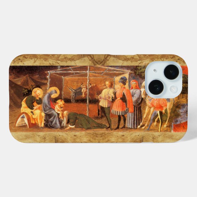 COQUES Case-Mate iPhone ADORATION DU PARCHEMENT DE LA NATIVITÉ MAGI (Verso (horizontal))