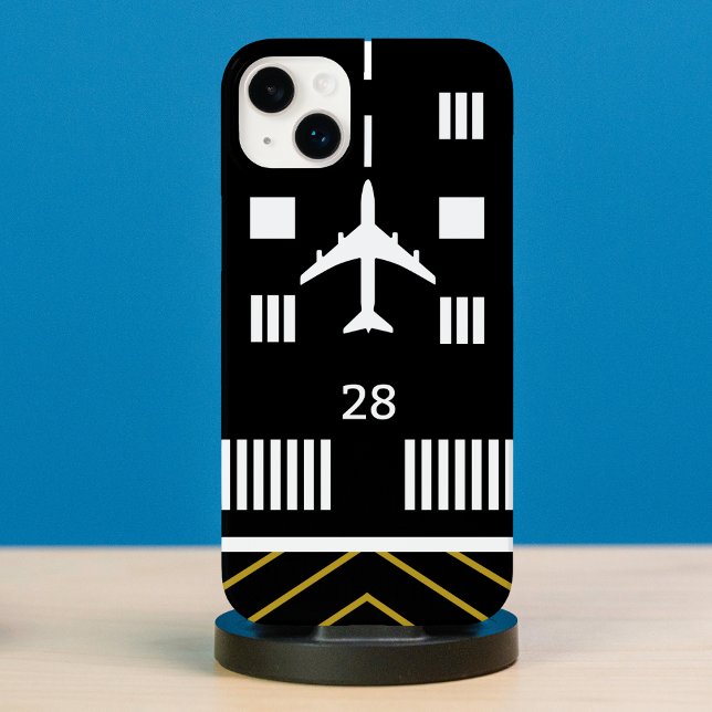 Coques Case-Mate iPhone Aéroport de piste et avion, Aviation simple (Créateur téléchargé)