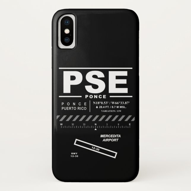 Coques Case-Mate iPhone Aéroport PSE de Mercedita (Dos)