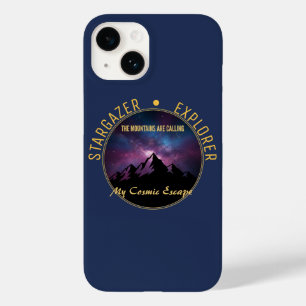 Coque Pour iPhone 14 affaire de l'appel de la montagne cosmique