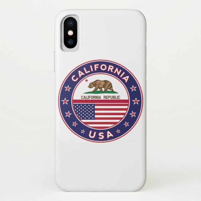 Coques Case-Mate iPhone Affaire de téléphone en Californie (Dos)