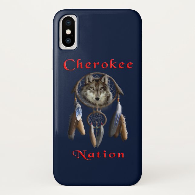 Coques Case-Mate iPhone Affaire téléphonique de la nation Cherokee (Dos)