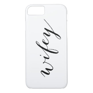 Case-Mate iPhone Case Affaire téléphonique de Wifey pour la mariée en lu
