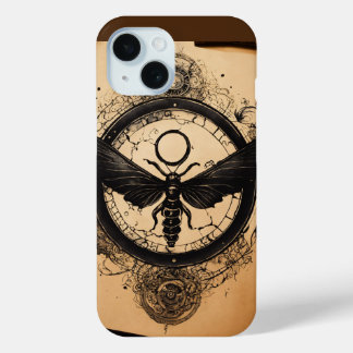 Coque Pour iPhone 15 Affaire téléphonique Yin et Yang Tattoo