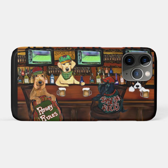 Coques Case-Mate iPhone Affiche AIRÉDALE & AMIS (Dos (Horizontal))