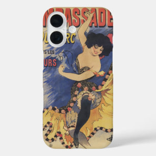 Coque Pour iPhone 16 Affiche ancienne Art nouveau danseuse française