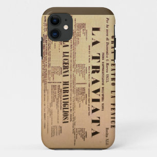 Case-Mate iPhone Case Affiche de la première mondiale de La Traviata (18