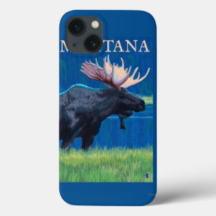 iPhone 13 Case Affiche de Vintage voyage de MontanaMoose