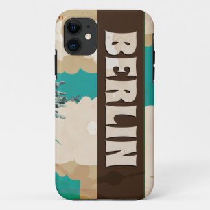 Coque Case-Mate Pour iPhone Affiche de voyage vintage Berlin