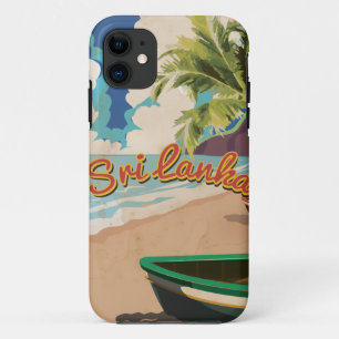 Etui iPhone Case-Mate Affiche de voyage vintage Sri Lanka pour vacances