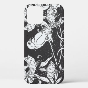 Case-Mate iPhone Case Affiche décorative Fleurs Oiseau Nouveau