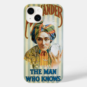 Coque Pour iPhone 14 Affiche Magique Vintage, Alexander, l'Homme Qui Sa