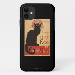 Coque Case-Mate Pour iPhone Affiche Noir de promo de chat noir de troupe de