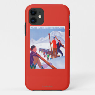 Coque Case-Mate Pour iPhone Affiche promotionnelle ferroviaire de PLM