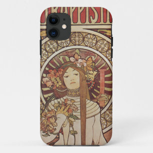 Coques Pour iPhone Affiche vintage Alfonse Mucha Trappistine Nouveau