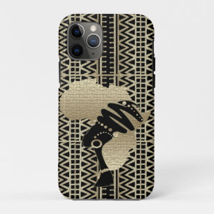 Case-Mate iPhone Case Africa en or – Logo de princesse afrocentrique