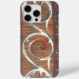 Coque iPhone 15 Pro Max Africain Vintage Couleurs traditionnelles Design M