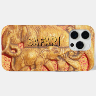 Coque iPhone 15 Pro Max African Safari Elephant Family Entendu