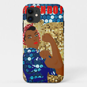 Coque iPhone 11 afrique rosie le riveter
