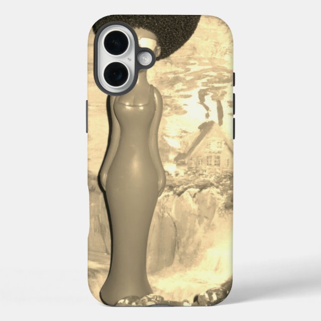 Coques Case-Mate iPhone Afro Glam : Une beauté intemporelle (Verso)