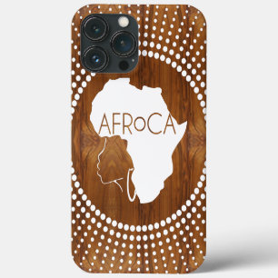 Case-Mate iPhone Case AFRoCA FEMALE Afro plus Afrique apparence de grain