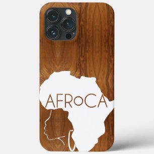Case-Mate iPhone Case AFRoCA FEMALE Afro plus Afrique apparence de grain