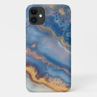 Case-Mate iPhone Case Agate en dentelle bleue
