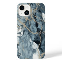 Agate Marbre Inspiré Luxe Texture Bleu