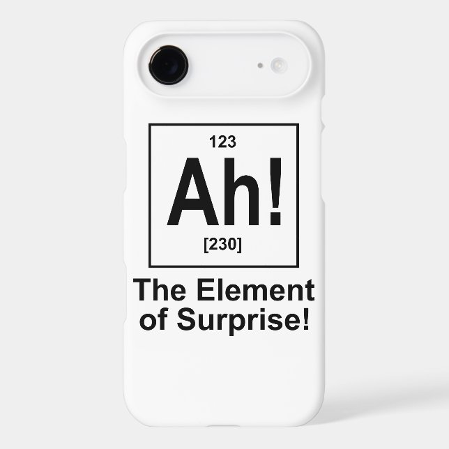 Coques Case-Mate iPhone Ah ! L'effet de surprise (Verso)